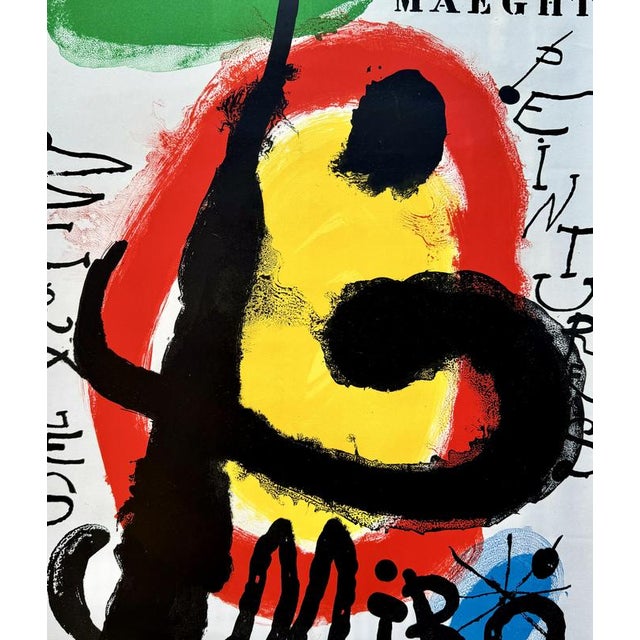Joan Miro, Peintures Murales, 1961, Original Lithograph For Sale - Image 4 of 5