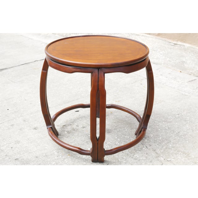 Vintage Drexel Heritage "Ming Treasure" Round Side Table Chairish