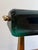 Vintage Banker's Green Glass & Brass Desk Lamp For Sale In Tampa - Image 6 of 12