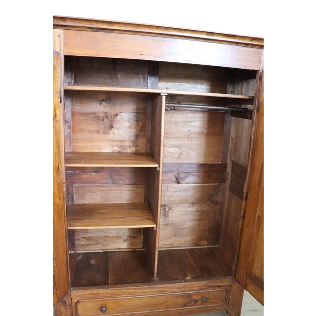 Antique Poplar Wood Wardrobe, 1800s For Sale - Image 5 of 13