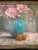 “Japanese Peonies in Jug” Contemporary Original Still Life in Oil, Framed For Sale - Image 4 of 5