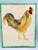 Ceramic Whimsical Sherman Nobleman Folk Art Hand Painted Rooster on Ceramic Trivet Tile For Sale - Image 7 of 7