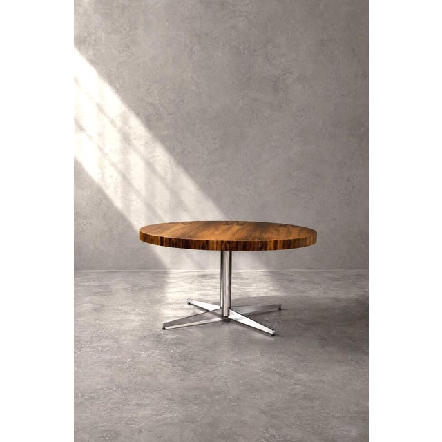 Vintage German Round Rosewood Coffee Table from Ilse Möbel, 1970s For Sale - Image 16 of 16