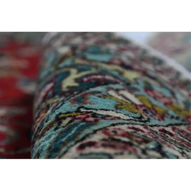 1960s Old Persian Tabriz Area Rug 12’0″ X 17’9″ For Sale - Image 4 of 12