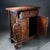 Mid 20th Century Vintage African Padauk Rosewood Carved "Vases & Flowers" Cabinet With Drawer For Sale - Image 5 of 9