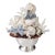 Handmade Coastal Seashell Sculpture – Seashell & Blue Ridge Coral Arrangement For Sale