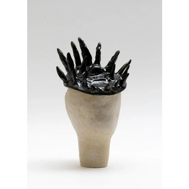 Mask sculpture by eglė šimkus unique piece. Dimensions: d 17 x h 29 cm. Materials: clay. My name is eglė šimkus, and i was...