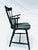 American Vintage Nichols & Stone Black Stenciled Windsor Chair For Sale - Image 3 of 7
