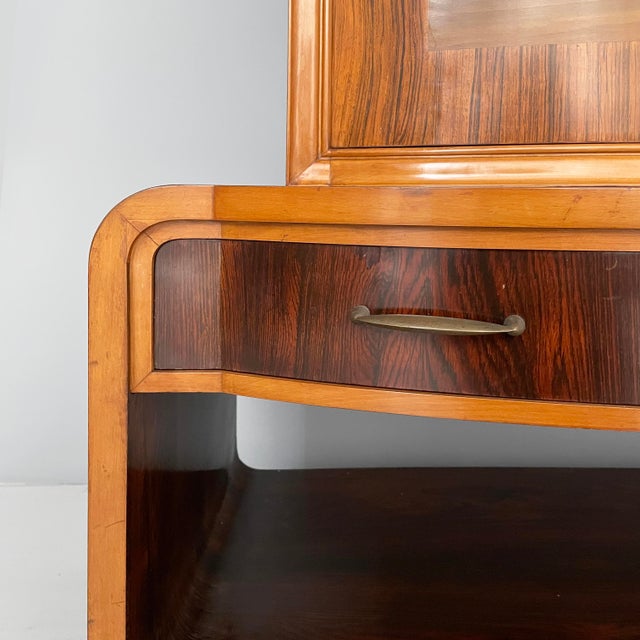 Italian Art Deco Inlaid Wood Bar Cabinet, 1930s For Sale - Image 14 of 18