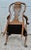 Walnut Queen Anne Armchair Desk Dining Chair Brass Stud Accents Vintage 1960s For Sale - Image 11 of 12