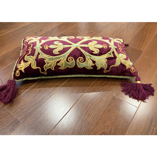 Add unmatched Old-World opulence to your interior with this custom-tailored, designer-quality three-piece decorative throw...