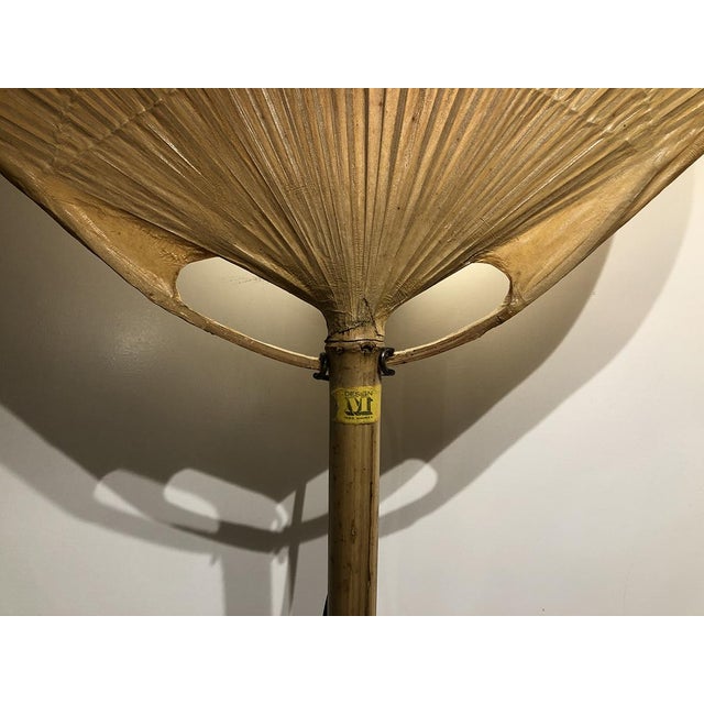 Mid-Century Modern Uchiwa Wall Lamps by Ingo Maurer for Design M, Germany, 1970s, Set of 2 For Sale - Image 3 of 5
