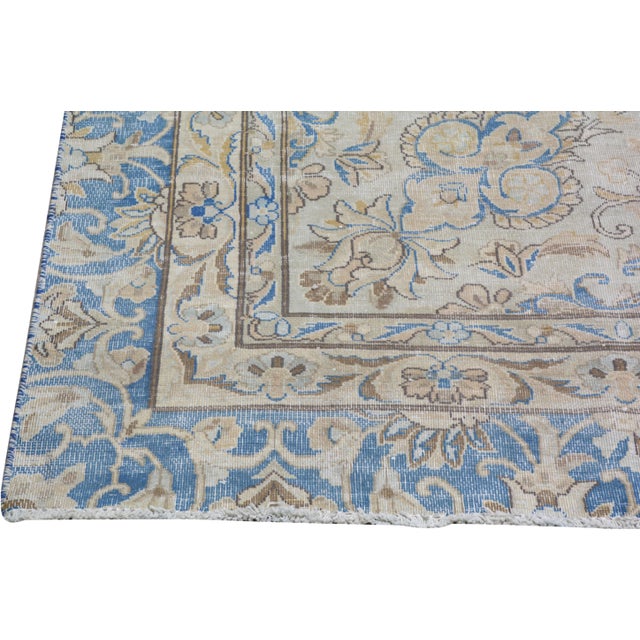 Vintage Hand Knotted Wool Rug, 8'x1010" For Sale - Image 4 of 6