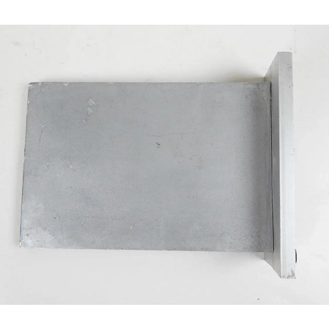 Vintage Abstract Art Deco Metal Enamel Sculpture Bookends For Sale - Image 9 of 10