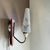 Danish Modern Teak and White Opaline Glass Wall Sconce, 1960s For Sale - Image 12 of 12