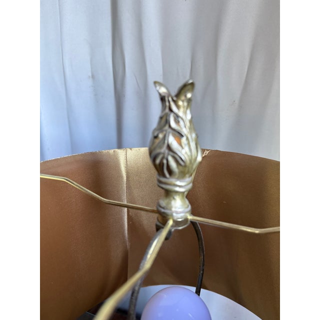 1990s Modern Burnished Copper Floor Lamp For Sale - Image 9 of 9