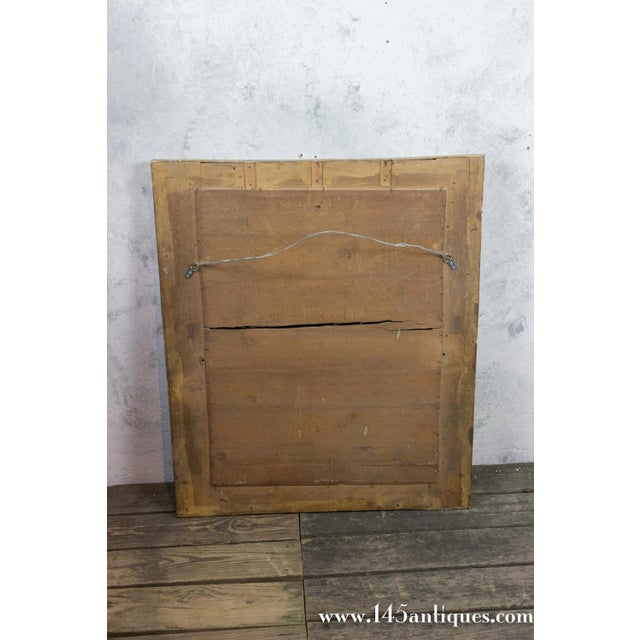 French 19th Century Carved Giltwood and Beveled Mirror For Sale - Image 11 of 12