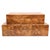Brand new - never used Set of 2 Color: Honey Burl Materials: Burl Veneer/ MDF/ Linen Lined Fabric Glossy Finish Care...