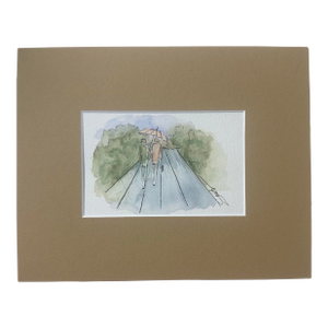 “Rainy Days and Mondays” Signed Original Watercolor by Nancy Smith