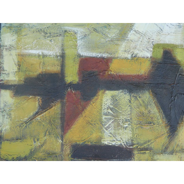 1950s Mid-Century Modern Abstract Expressionist Painting by Greta Corman For Sale - Image 5 of 7
