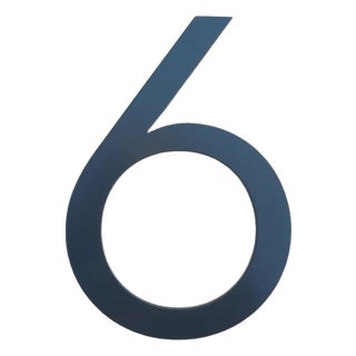 Neutra House Number Black Metal Design Within Reach For Sale