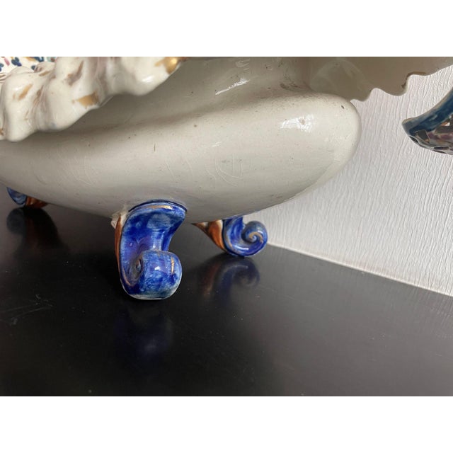 Fischer Budapest Majolica Jardinière Centerpiece Hungarian Art Pottery 19th C For Sale - Image 11 of 18