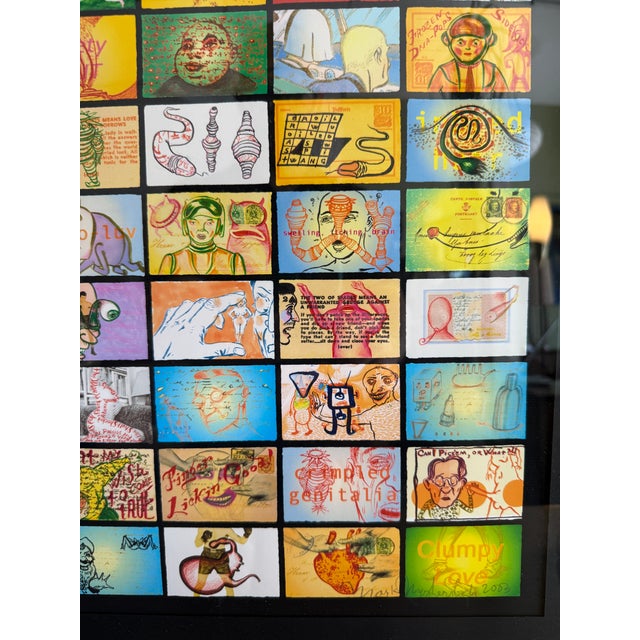 Paper Mixed Media Pop Art Assemblage by Mark Mothersbaugh C2003 For Sale - Image 7 of 13