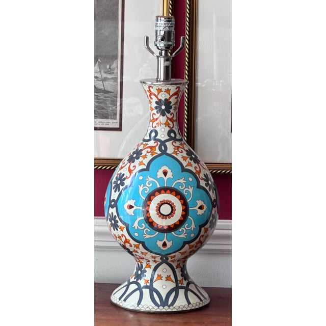 Metal Modern 1970s Style Table Lamp Vintage Jamie Young For Sale - Image 7 of 7