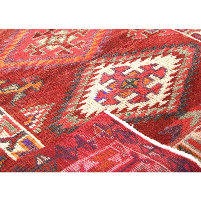 1960s Turkish Oushak Runner For Sale - Image 4 of 6