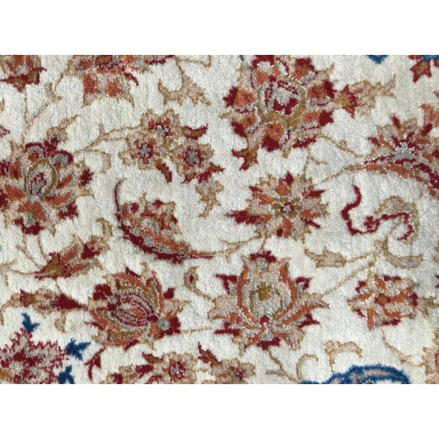 Vintage Ispahan Rug For Sale - Image 6 of 12
