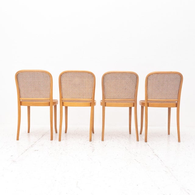 Chairs in Bentwood and Vienna Straw from Sautto & Liberale, Set of 4 For Sale - Image 5 of 18