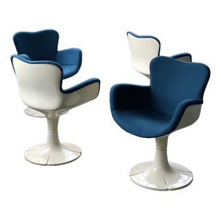 Armchairs Trefle fby Christian Adam for Airborne, 1968, Set of 4 For Sale