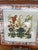 Ceramic Vintage French Faience Style Ceramic Tile With Hand-Painted Floral Motif in Wood Frame. For Sale - Image 7 of 10