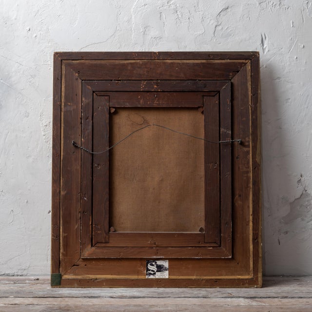 19th Century German Genre Painting Doctor’s Visit, 19th Century For Sale - Image 5 of 5