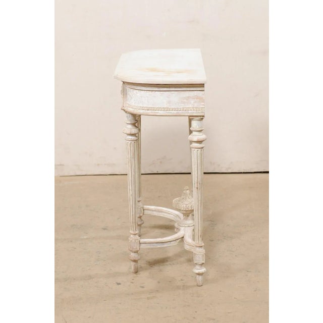 Mid 20th Century French Neoclassical Console with Marble Top For Sale - Image 12 of 13