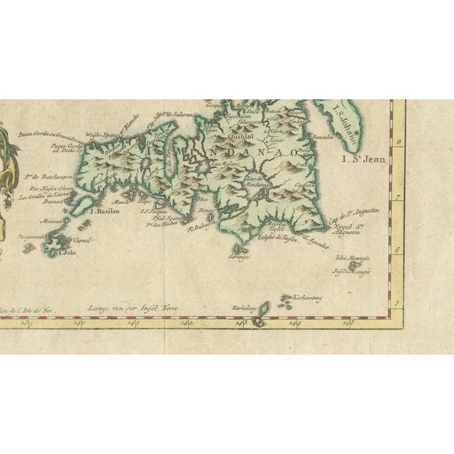 Paper Map of the Philippine Islands, 1752 For Sale - Image 7 of 9