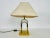 Mid-Century Brass Table Lamp with Fabric Shade, 1960s For Sale - Image 3 of 12