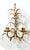 Feldman Lighting Pair of Vintage Italian Gold Gilt Tole Wall Sconces With Crystal Prisms – Hollywood Regency / Florentine For Sale - Image 4 of 9