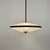 Vintage Ufo Pendant Lamp by Pietro Chiesa for Fontana Arte, 1940s, in Very Good conditions. Designed 1920 to 1949 This...