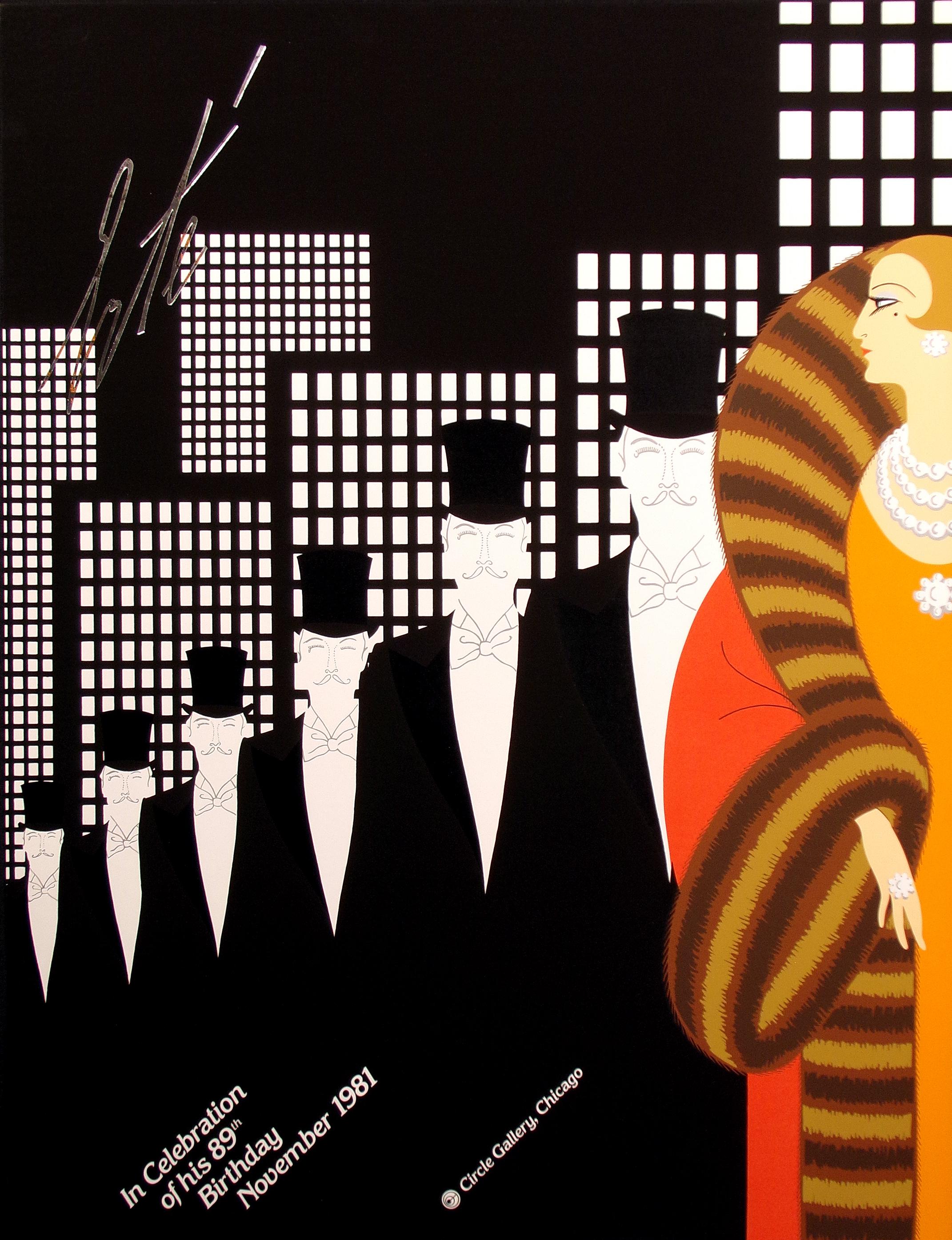 大判 vintage 額縁 erte ポスター 大判 vintage 額縁 erte ポスター（1980's ERTE ヴィンテージ 額