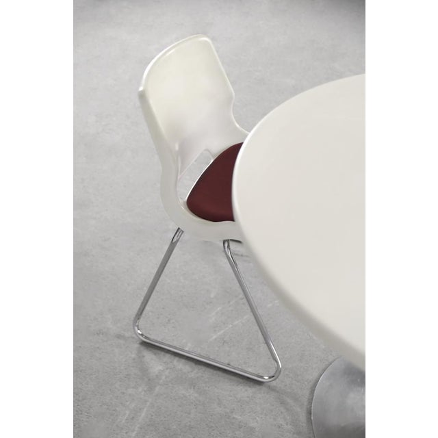 Vintage Dining Table with Metal Tulip Leg, 1970s For Sale - Image 13 of 18