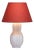 Feather Pattern Ceramic Table Lamp by Anna-Lisa Thomson for Upsala-Ekeby, Sweden, 1940s For Sale