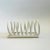 Vintage White Metal Coil Letter Holder For Sale - Image 4 of 9