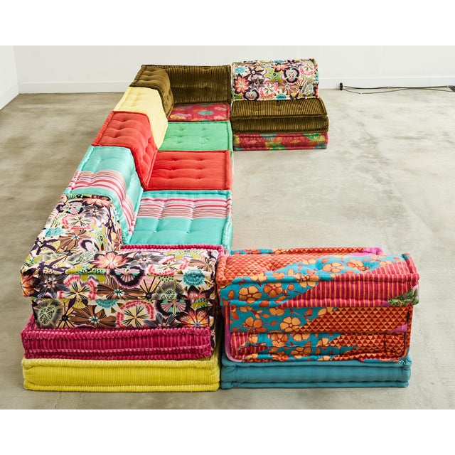 Roche Bobois Mah Jong Hans Hopfer for Roche Bobois Kenzo Missoni 21 Piece Sofa For Sale - Image 4 of 12