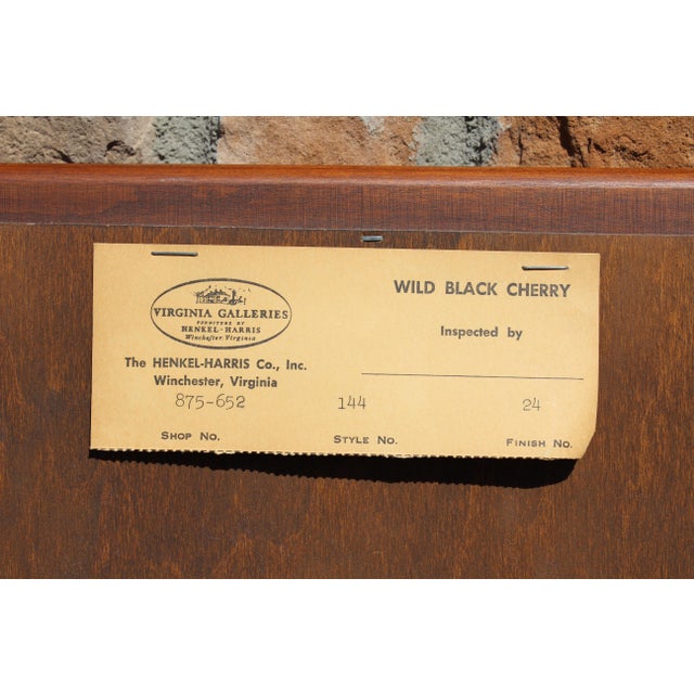 Henkel-Harris Wild Black Cherry Mirror For Sale - Image 14 of 16