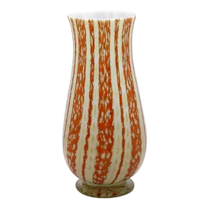 American Nash Iridescent Striped Glass Vase