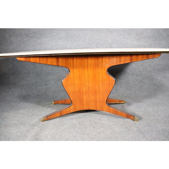 Mid 20th Century Mid 20th Century Italian Marble Dining Table For Sale - Image 5 of 8