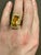 6 Carat Natural Long Cushion Shape Citrine Cocktail Ring in 14 Karat Yellow Gold For Sale - Image 13 of 18