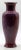 Chinese Antique Chinese Flambe Glaze Baluster Vase Oxblood Red With Lavender Shoulder For Sale - Image 3 of 12