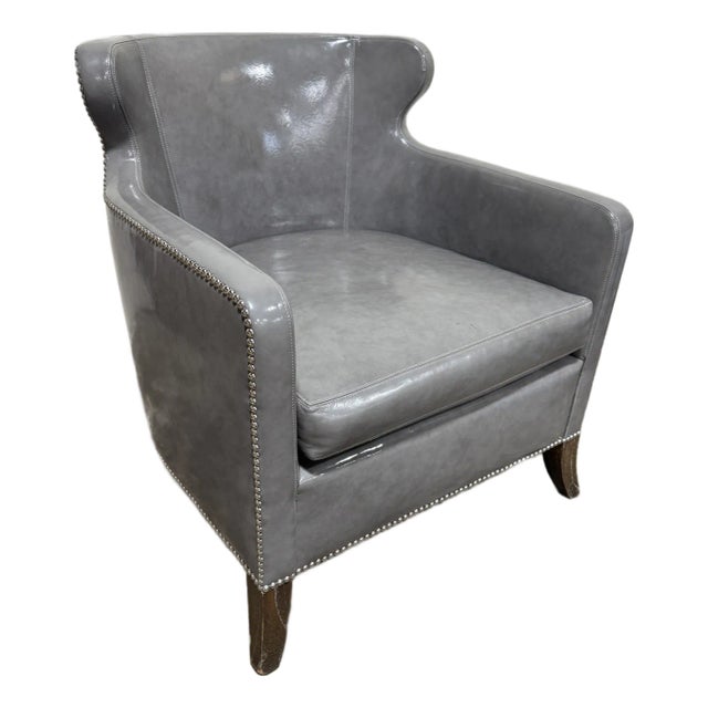 Ironies Tutku Leather Club Chair For Sale